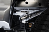 AWE 0FG Exhaust with BashGuard for Ford Ranger - Dual Diamond Black Tips - Close Up